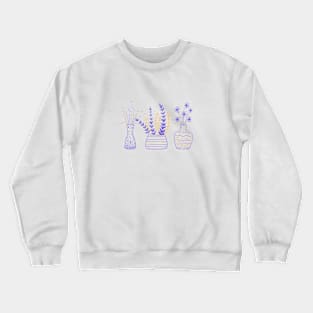 Aesthetic Flower Pots Crewneck Sweatshirt